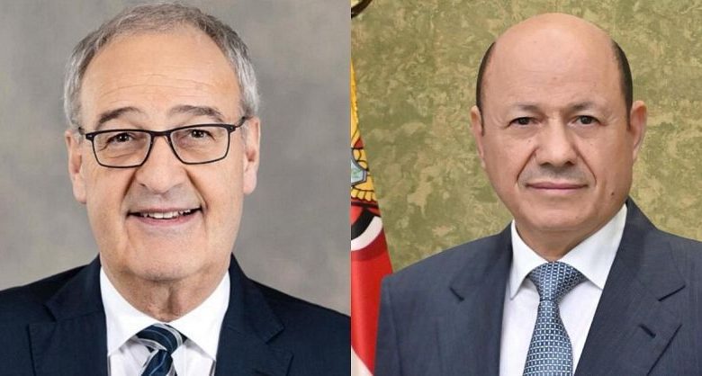 رئيس مجلس القيادة يهنئ رئيس الاتحاد السويسري