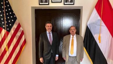 رئيس مجلس النواب يناقش مع السفير الامريكي مستجدات الأوضاع في اليمن