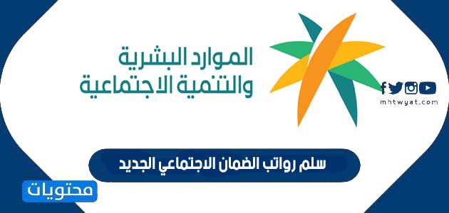 سلم رواتب الضمان الاجتماعي الجديد