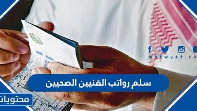 سلم رواتب الفنيين الصحيين