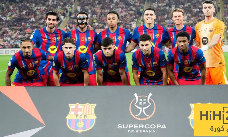 صورة – غرفة ملابس برشلونة قبل نهائي السوبر