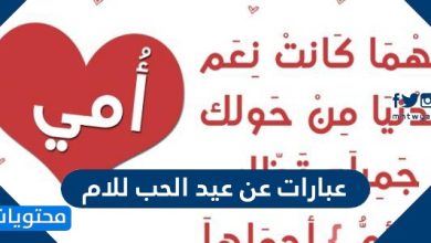 عبارات عن عيد الحب للام