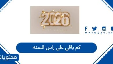 كم باقي على راس السنه 2026 العد التنازلي