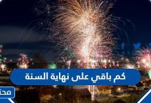 كم باقي على نهاية السنة