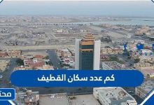 كم عدد سكان القطيف