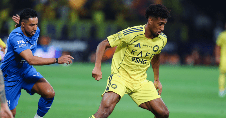 كومان يضاعف تقدم النصر أمام الشباب