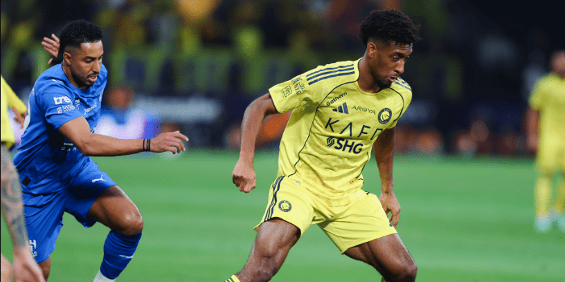 كومان يضاعف تقدم النصر أمام الشباب