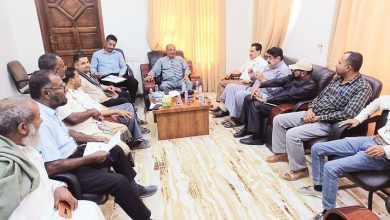 لجنة حصر الأضرار والمنهوبات تناقش آلية عملها في وادي حضرموت