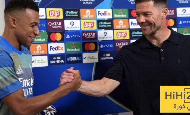 مبابي يودع ألونسو بعد رحيله عن ريال مدريد