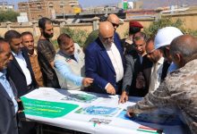 محافظ تعز يضع حجر الأساس لمشروع مركز إبصار التخصصي لعلاج العيون