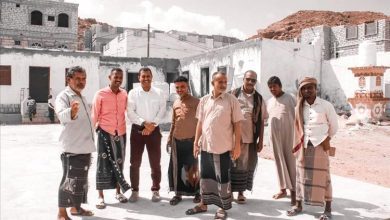 مدير عام بروم ميفع يتفقد مشروع منشأة نصر بروم الرياضي الذي تنفذه مؤسسة يسلم المحمدي