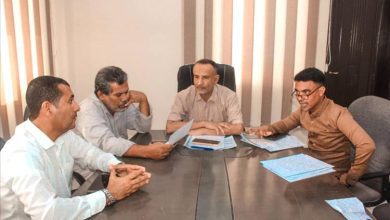 مدير عام بروم ميفع يعقد اجتماعا بلجنة المناقصات في المديرية