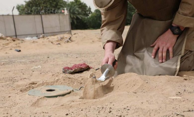 "مسام" ينزع 1917 لغماً وتطهير مساحة بلغت 750,027 متراً مربعاً خلال أسبوع