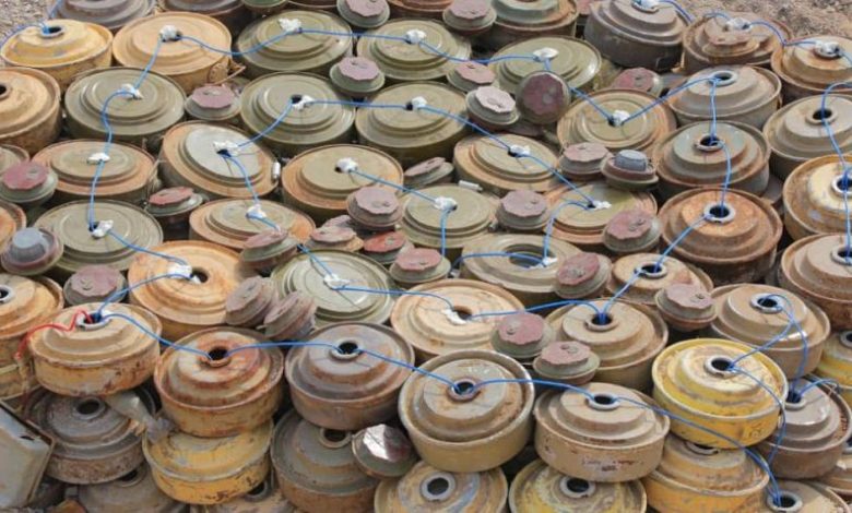 (مسام) ينزع 736 لغماً وذخيرة غير منفجرة وتطهير أكثر من 400 ألف متر مربع خلال أسبوع