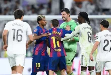 معلقو مباراة برشلونة وريال مدريد في نهائي كأس السوبر الإسباني