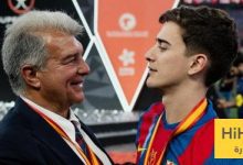 منشور غافي بعد التتويج بلقب كأس السوبر الاسباني