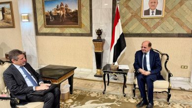 وزير الخارجية يبحث مع السفير الامريكي العلاقات الثنائية بين البلدين