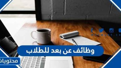 وظائف عن بعد للطلاب