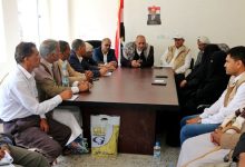 وكيل محافظة تعز يطلع على سير العمل في المشاريع الخدمية في مديرية صبر الموادم