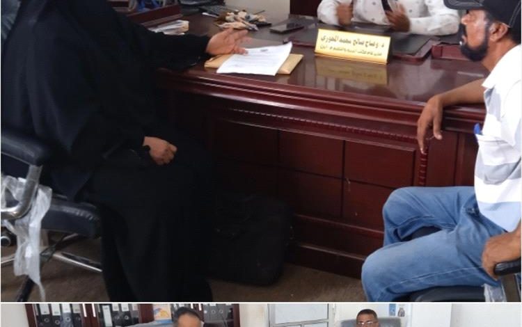 مكتب تربية أبين يسلم كشوفات استحقاق العلاوة السنوية للمؤجلين والمعلقين إلى مكتب الخدمة المدنية