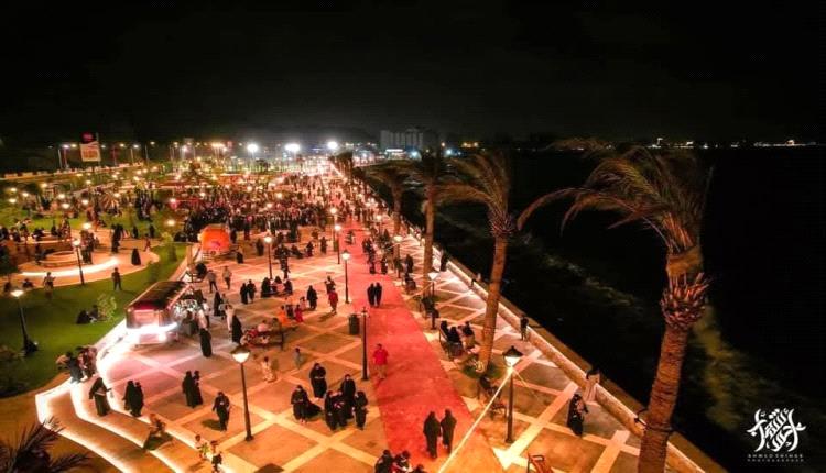 أجمل مناظر المدينة .. حديقة عدن مول "قبلة" الزوار في العيد