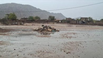 أمطار الخير تعم أبين وتبعث البهجة في نفوس الأهالي