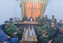 إتمام عملية الاستلام والتسليم بين اللواء القبة والعميد الثوير في إدارة أمن الضالع