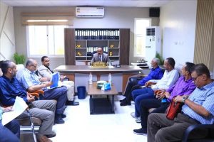 إجتماع يناقش سير أداء المؤسسة العامة للطرق والجسور