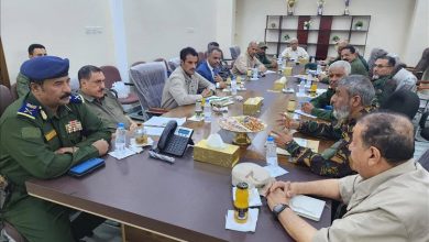 اجتماع مشترك للجنة الإدارية العليا مع إدارة أمن العاصمة عدن.