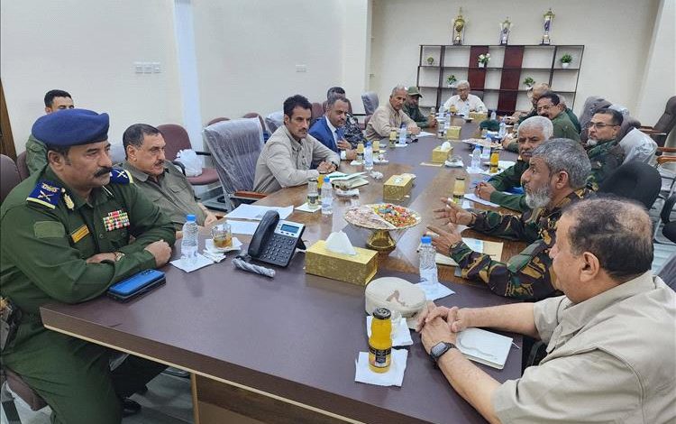 اجتماع مشترك للجنة الإدارية العليا مع إدارة أمن العاصمة عدن.