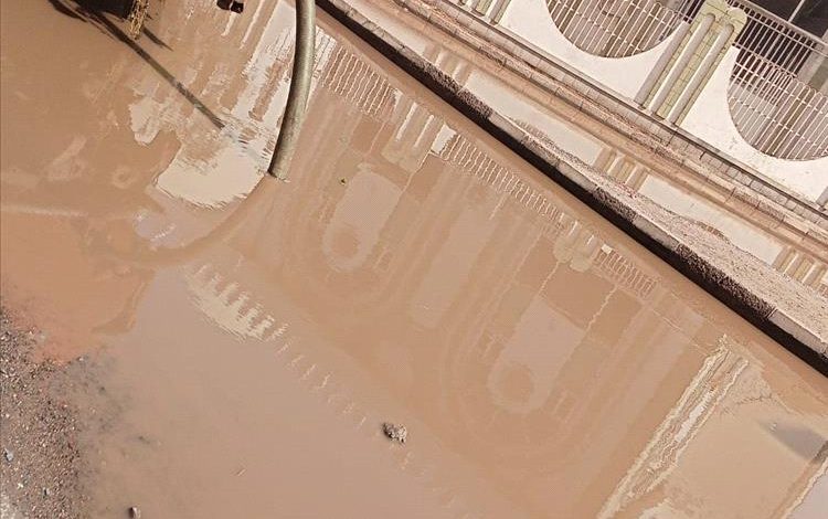 استمرار أعمال معالجة تبعات المنخفض الجوي لليوم الثالث في خورمكسر