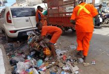 استمرار حملة صندوق النظافة في الشيخ عثمان لرفع مخلفات الأمطار