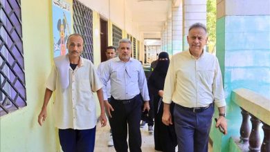 الجاوي يتفقد سير العملية التعليمية عقب إجازة عيد الفطر المبارك في مدارس المعلا