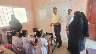 الجاوي يتفقد سير العملية التعليمية في مدارس المعلا عقب إجازة عيد الفطر المبارك