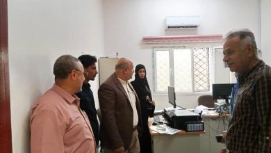 الجعملاني والجاوي يتفقدان الانضباط الوظيفي في المعلا