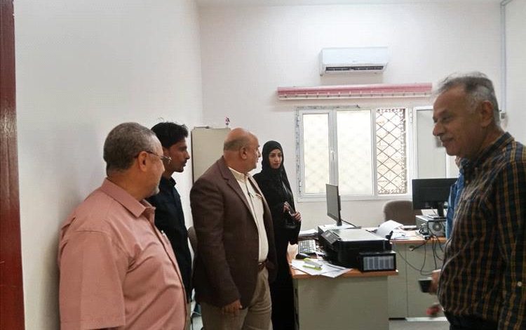 الجعملاني والجاوي يتفقدان الانضباط الوظيفي في المعلا