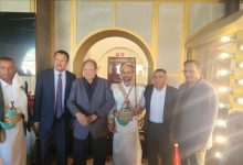 الرئيس علي ناصر يحضر مأدبة غداء بمناسبة حفل زفاف إبراهيم علي الصوفي