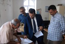 الزامكي يتفقد مستوى الانضباط الوظيفي في البريقة ومكتب الأشغال عقب إجازة عيد الفطر