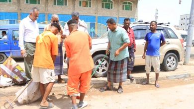 الشاذلي يطلع على اعمال شفط مياه الأمطار ورفع المخلفات في المعلا