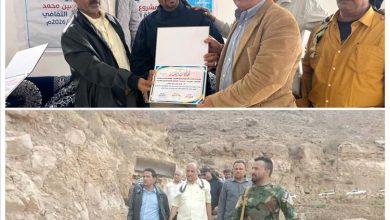 الضالع ...حفل تكريم الداعمين لمشروع طريق الفقيد محمد حسين محمدبالصلئة - القهره - الرحبة بالشعيب