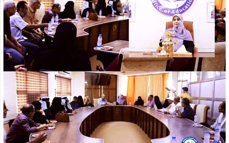 جواد تقدم تهاني العيد لكوادر مكتب التربية وتحثهم على استئناف العمل بروح المسؤولية