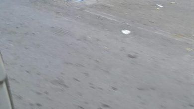 حفرة مفتوحة تهدد المارة في المنصورة.. مواطنون يتدخلون لإنقاذ الوضع