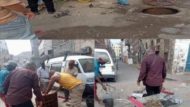 حملة استباقية لمواجهة المنخفض الجوي.. تنظيف شامل لمناهل وممرات تصريف الأمطار في التواهي