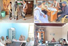 خلال تفقده لسير العمل بعد إجازة عيد الفطر .. مدير عام رضوم يشيد بالانضباط الوظيفي