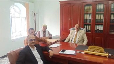 رئيس محكمة استئناف الضالع يستقبل عضو هيئة التفتيش القضائي ويتفقدان الانضباط الوظيفي في عدد من محاكم المحافظة