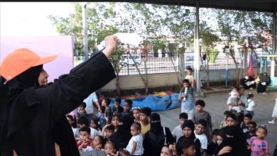 صندوق النظافة بعدن يواصل أنشطته التوعوية ويشارك الأطفال فرحة العيد في المتنفسات العامة