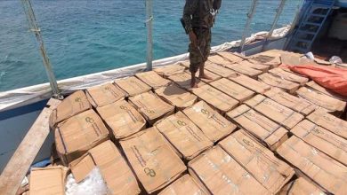 عملية بحرية لافتة قرب باب المندب.. إحباط شحنة قادمة من إيران كانت في طريقها إلى الحوثيين