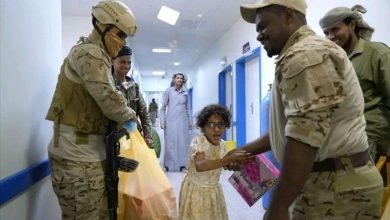 قوات درع الوطن - الفرقة الثانية تنفذ زيارة عيدية إنسانية لمرضى مستشفى القطن بوادي حضرموت