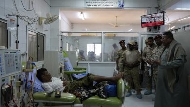 قوات درع الوطن تنفذ زيارة عيدية إنسانية لمرضى مستشفى القطن العام