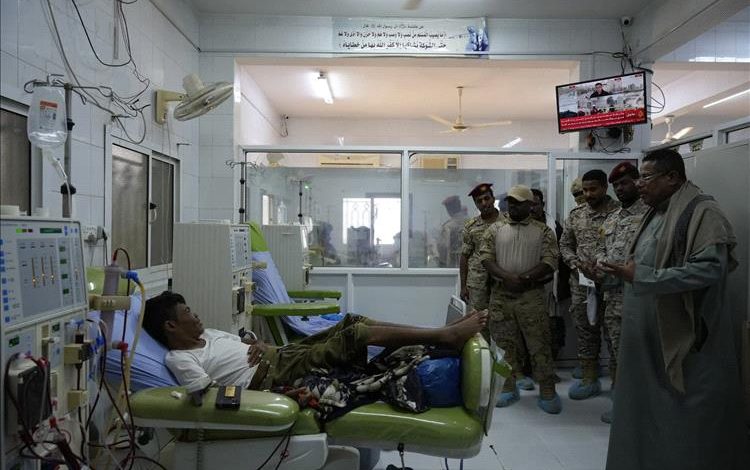 قوات درع الوطن تنفذ زيارة عيدية إنسانية لمرضى مستشفى القطن العام